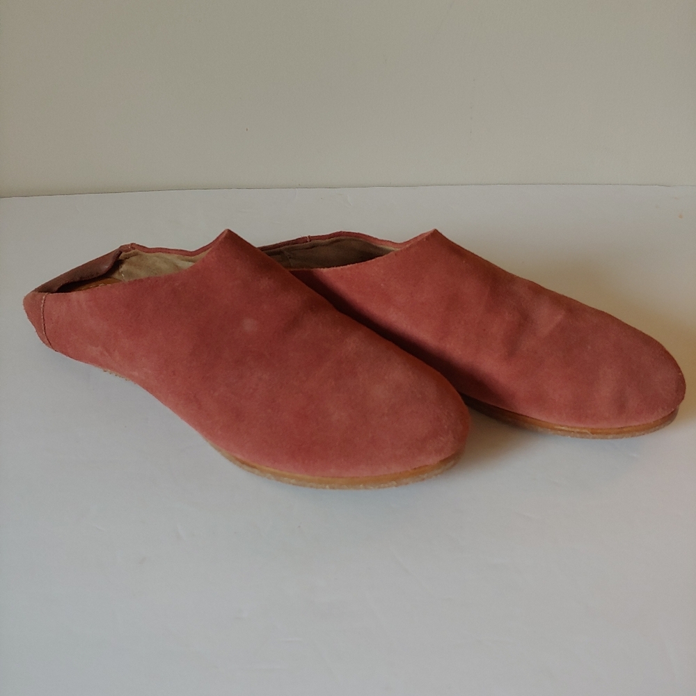 Poppy Barley The Cabin Shoe Pink Suede Size 6 - Picture 5 of 14